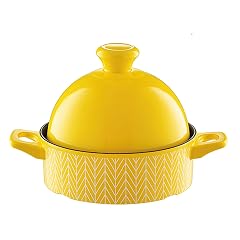 NERDOH Moroccan Cooking Pot with 2 Handle Cooking Pot for Cooking and Stew Casserole Slow Cooker Cooking for