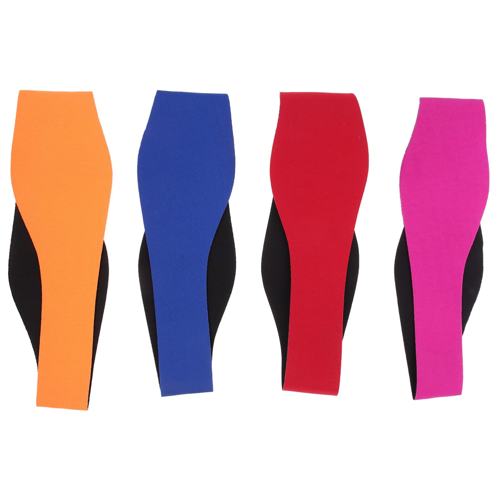 Sosoport 4Pcs Adjustable Swim Headband for Adults Breathable Ear Covers for Swimming Secure Fit Design Ideal for Keeping Ears Dry and Comfortable