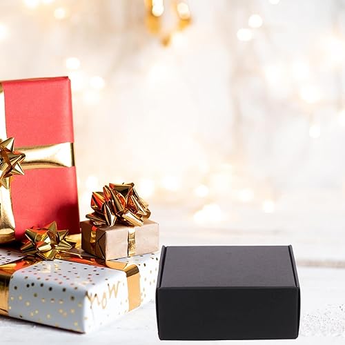 Miniatura 2 de Operitacx Cajas de embalaje de correo 20pcs Cajas de embalaje de cartón para envío Suministros de artesanía Contenedores de papel para