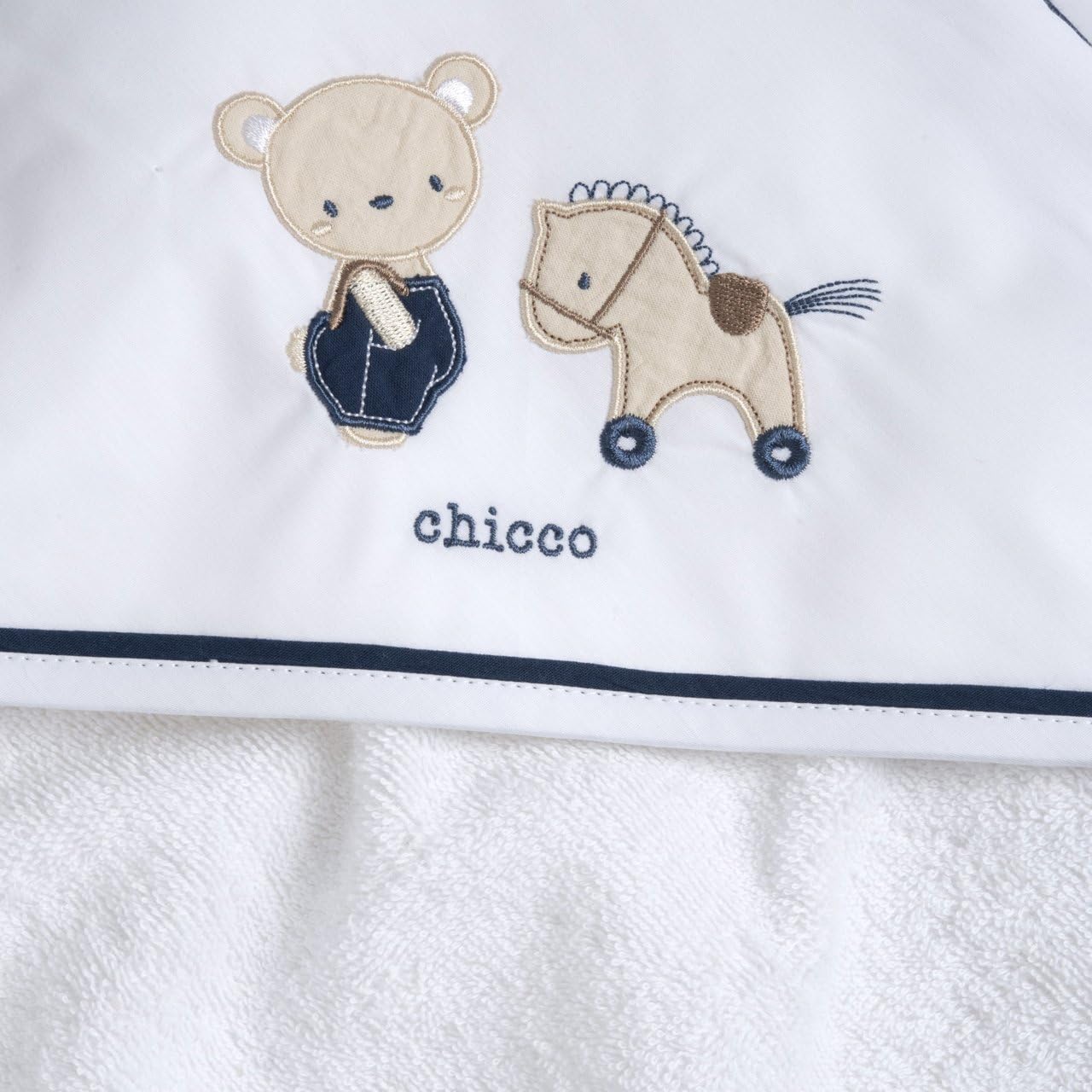 Chicco, Accappatoio quadrato neonati/bambini