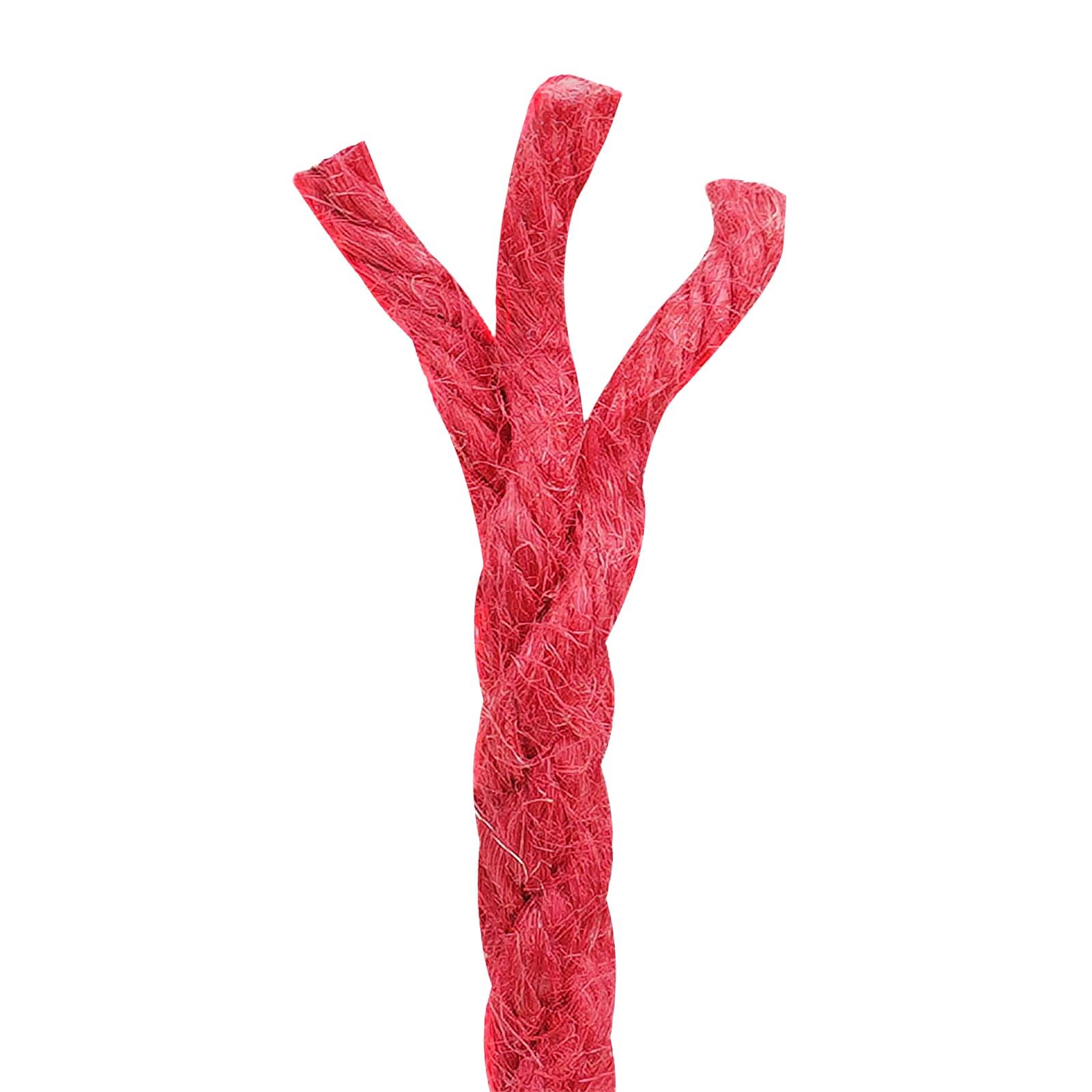 Juteseil Rot 100% Tossa Jute