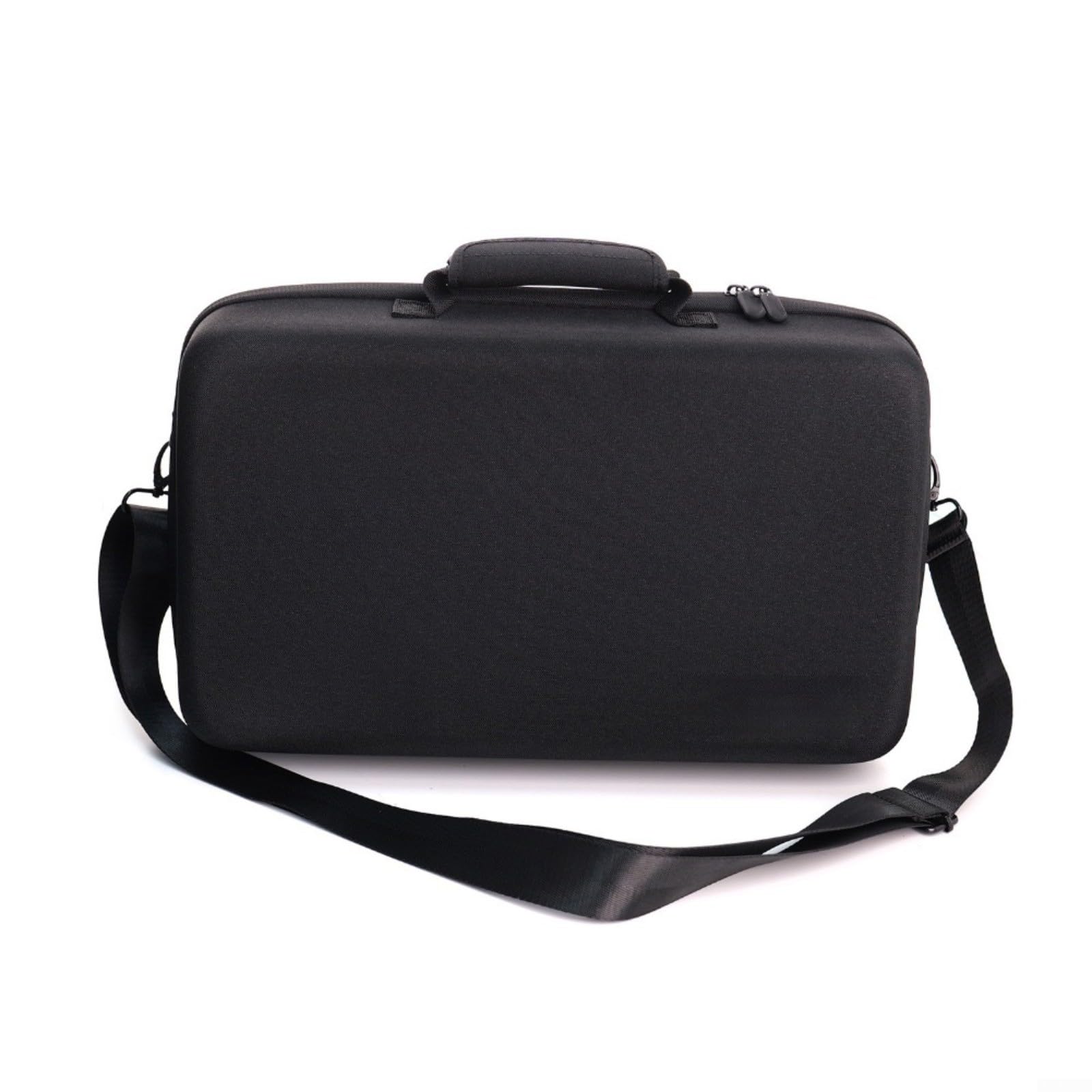 Hoppipola Custodia rigida in EVA per console Pro e Slim, 42 x 27 x 17 cm, custodia protettiva da viaggio con accessori sicuri, nero (nero)