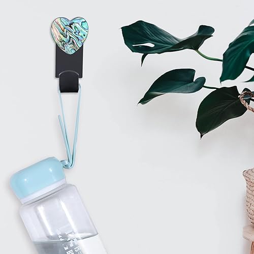 Miniatura 10 de Rockcloud Paquete de 2 ganchos de pared para colgar en la pared con tornillos, ganchos de pared para dormitorio, sala de estar, cocina, hogar, forma