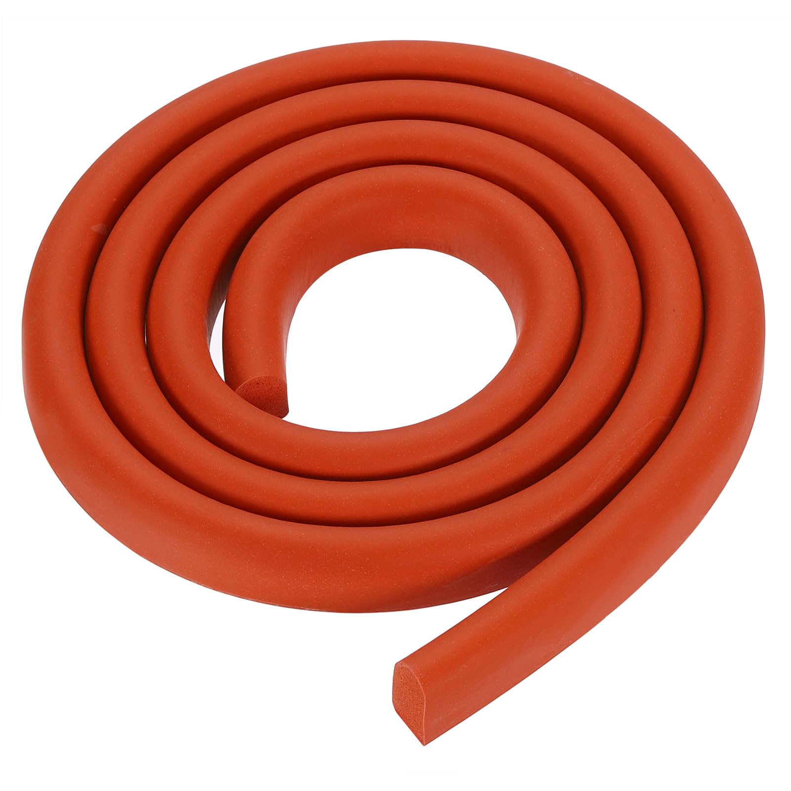 sourcing map 1 Meters Foam Backer Rod, 10 x 12mm D-Shaped Solid Joint Filler, Foam Seal Strip for Caulk Saver, Rope Caulk Cement Crack Filler, Red — image 1
