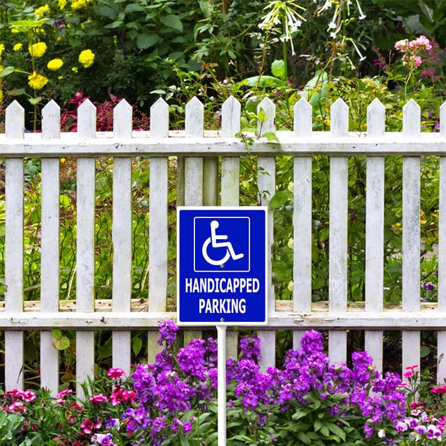 Videoüberwachung-Schild Mit Pfahl – Aluminium, 17,5x22 Cm, Wetterfest, Für Garten & Hof