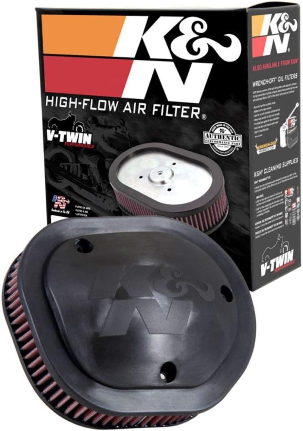 K&N PL-1814 Motorrad Luftfilter Indian Chief Classic