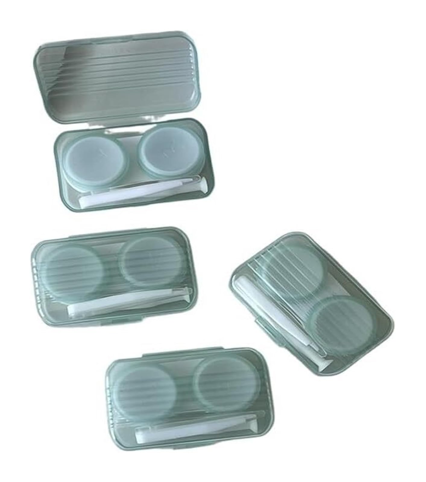 Astuccio per lenti a contatto, Custodie for lenti a contatto 10 pezzi Multicolor(A4)