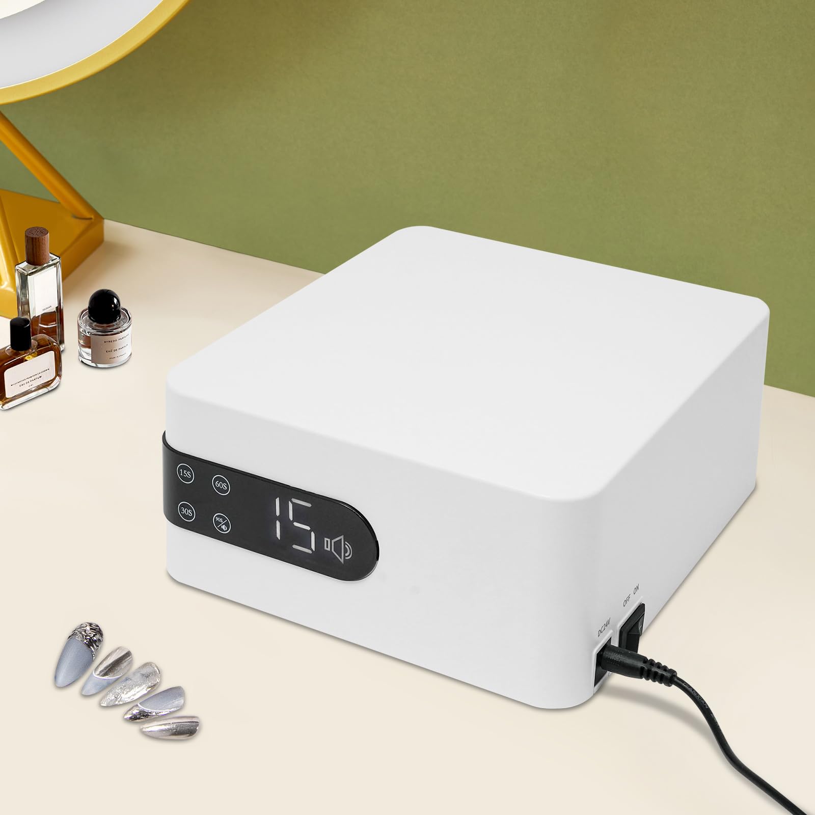 Lampada professionale per unghie, 48 W, portatile, con timer, per la casa e lo studio delle unghie, regalo