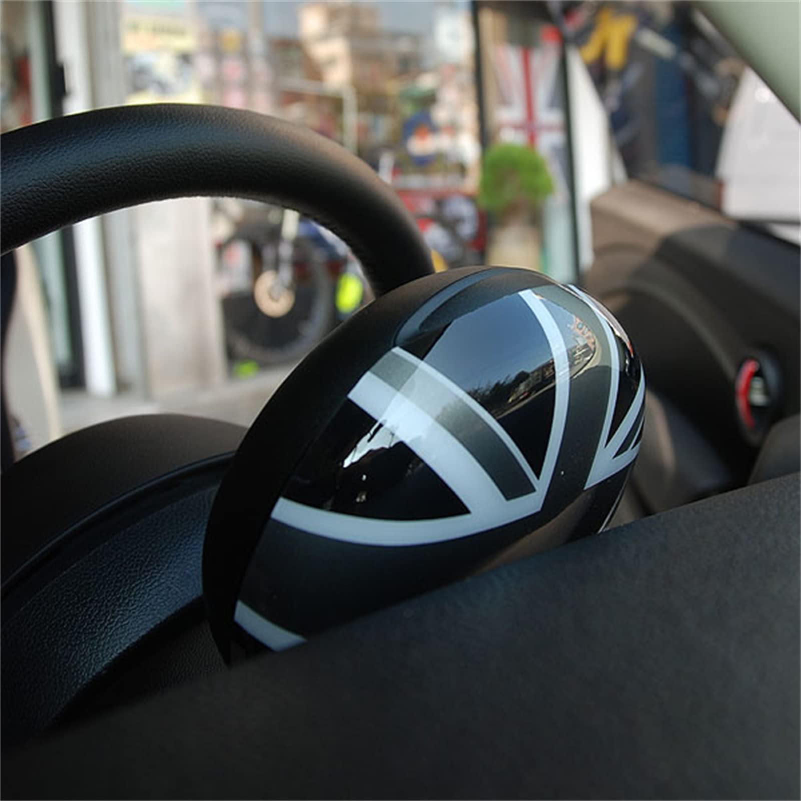 Autocollant de protection pour compteur de vitesse, tachymètre intérieur de voiture compatible avec Mini Cooper R55 Clubman R56 Hatchback R60 Countryman R61 Paceman (jack gris)