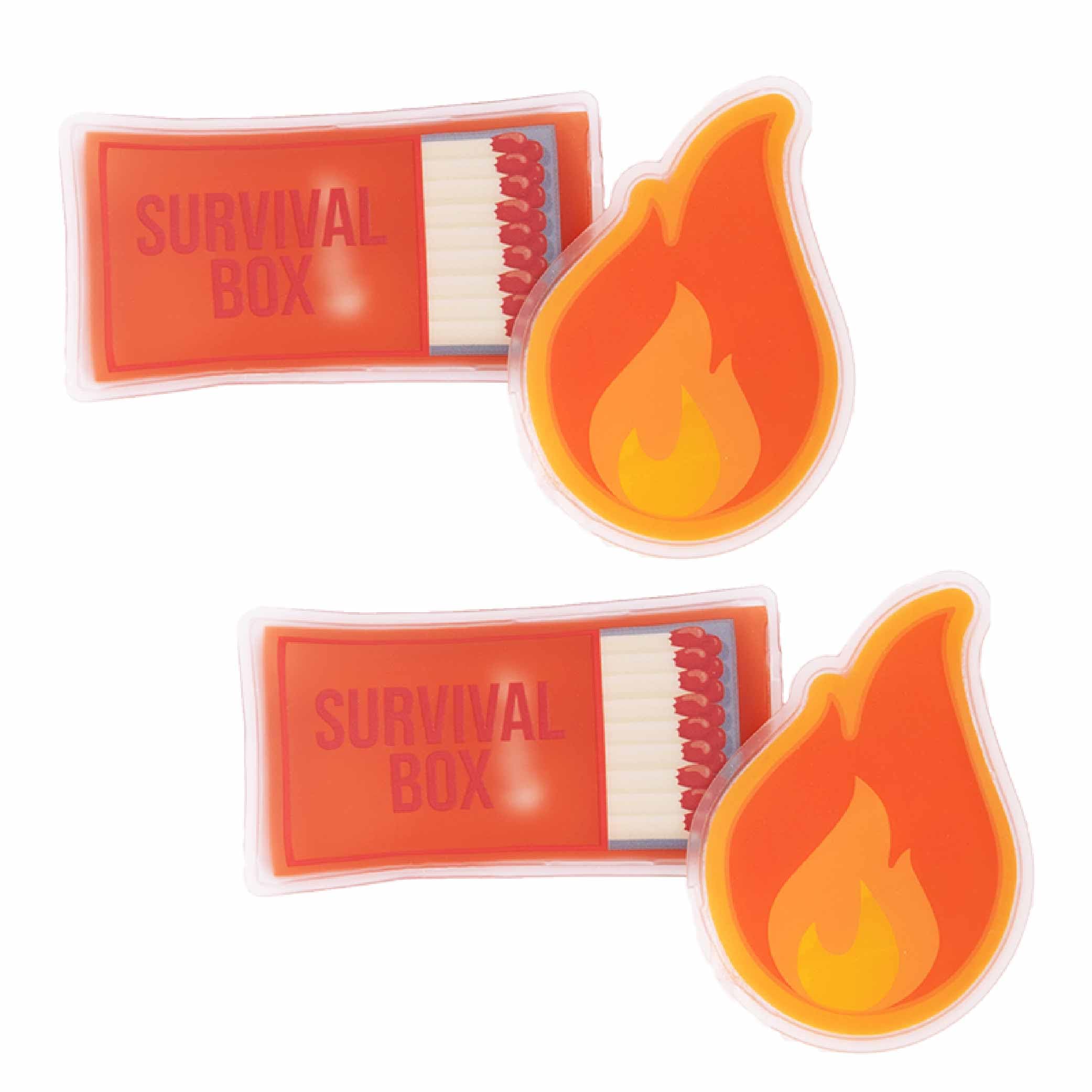 Fisura - Original "Survival" Hand Warmer, Reusable Handwarmers, Instant heat for Outdoor Activities, skiing, golf - Easy to Use Pocket Warmers, 4 Units packs