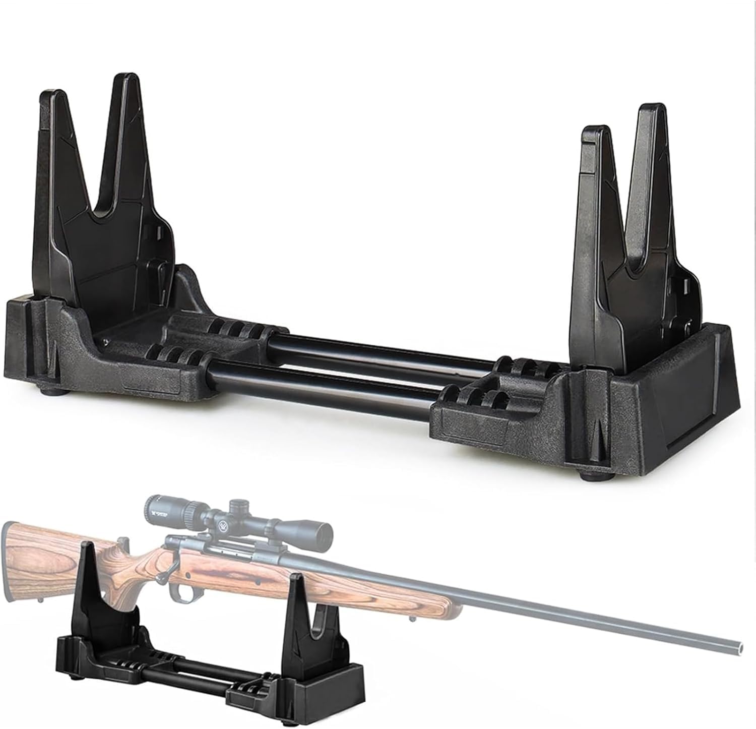 Banco Y Soporte para Rifle, Soporte de Limpieza de Armas, Soporte para Pistolas de Aire, Limpieza Y Mantenimiento de Armas, Soporte de Limpieza de Armas, Soporte Compacto para Rifle Y Escopeta