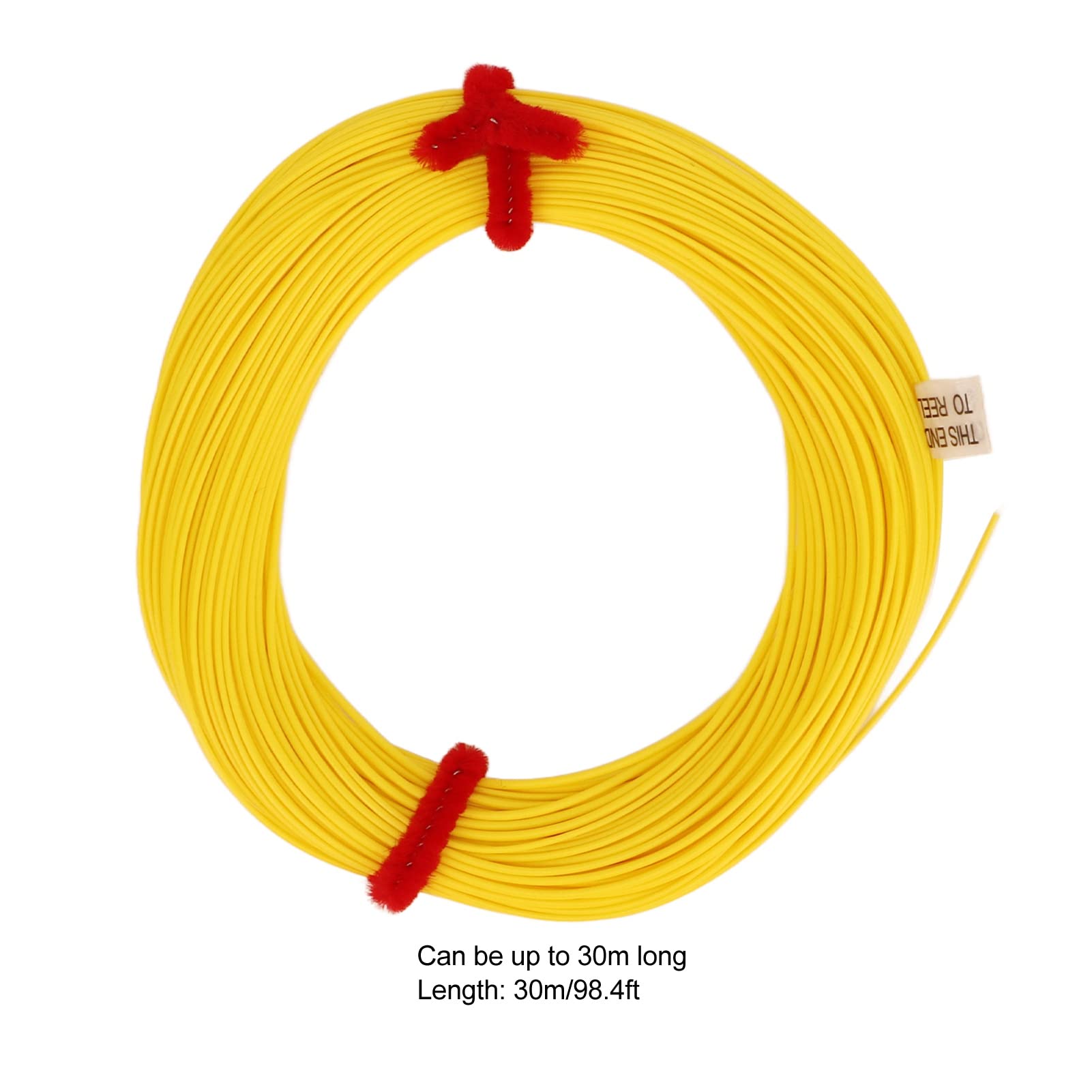 Soie Mouche Ligne de Pêche Haute Performance, 30m, Enduite High-Tech, Résistante et Précise, pour Eau Douce, Rivière et Lac