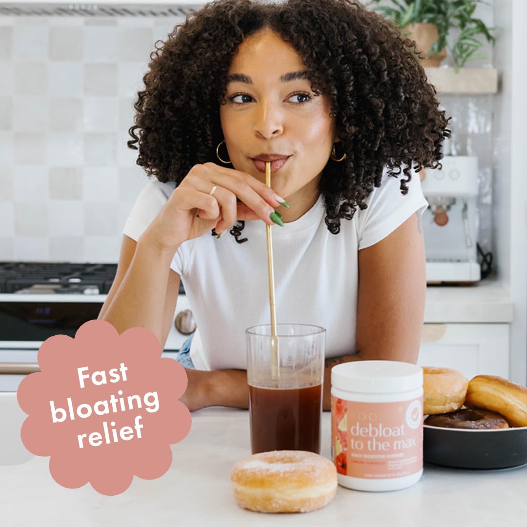 Boobie Brands Debloat to The Max- Lemon Hibiscus, 60 Servings