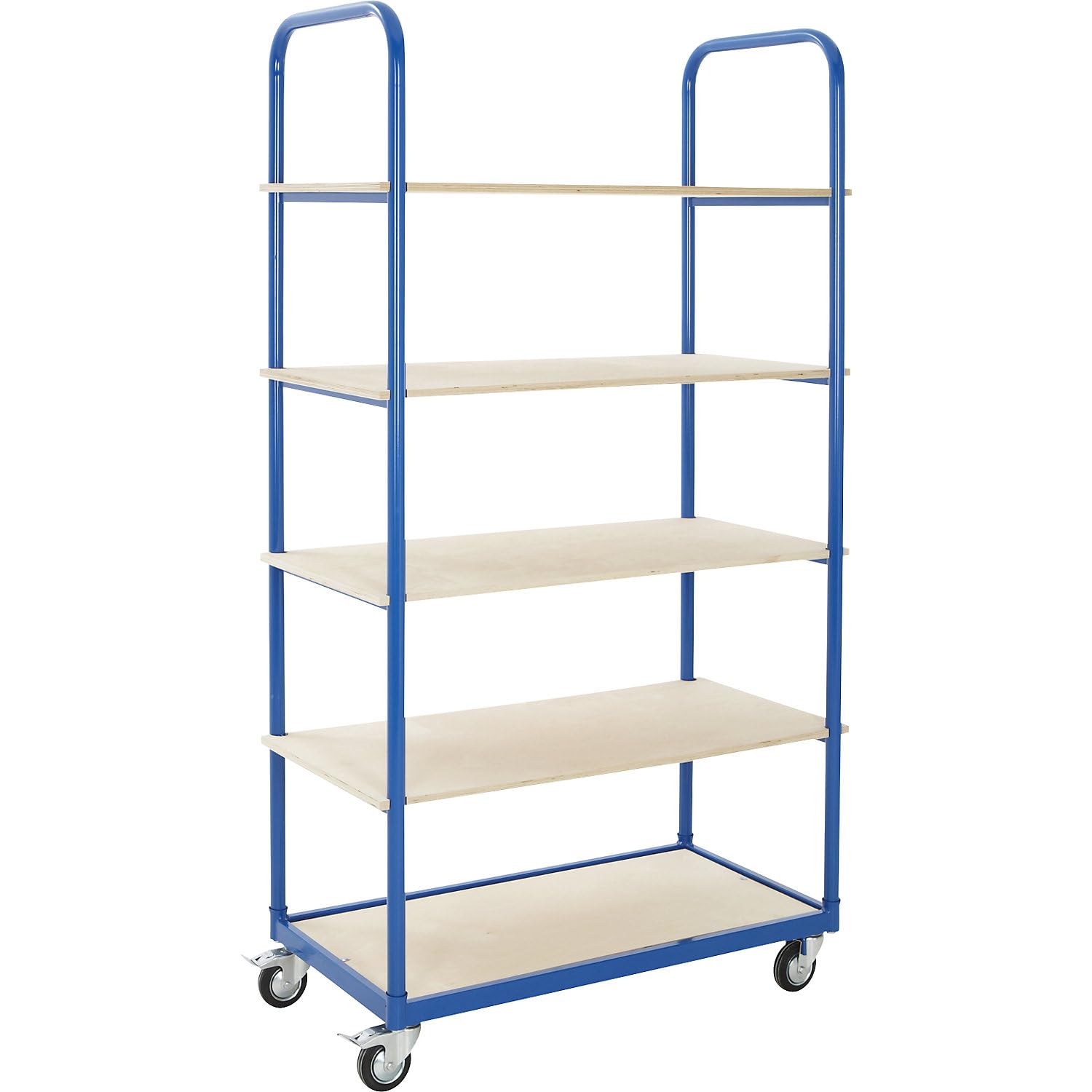 eurokraft | Etagenwagen | 5 Etagen | Ladeflächen-LxB 1050 x 475 mm
