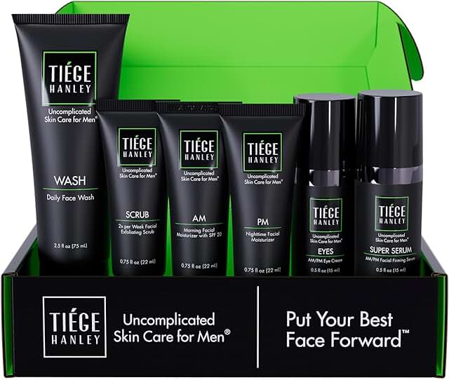 Tiege Hanley Men’s Skin Care Set, Anti-Aging Routine (System Level 3) – ...
