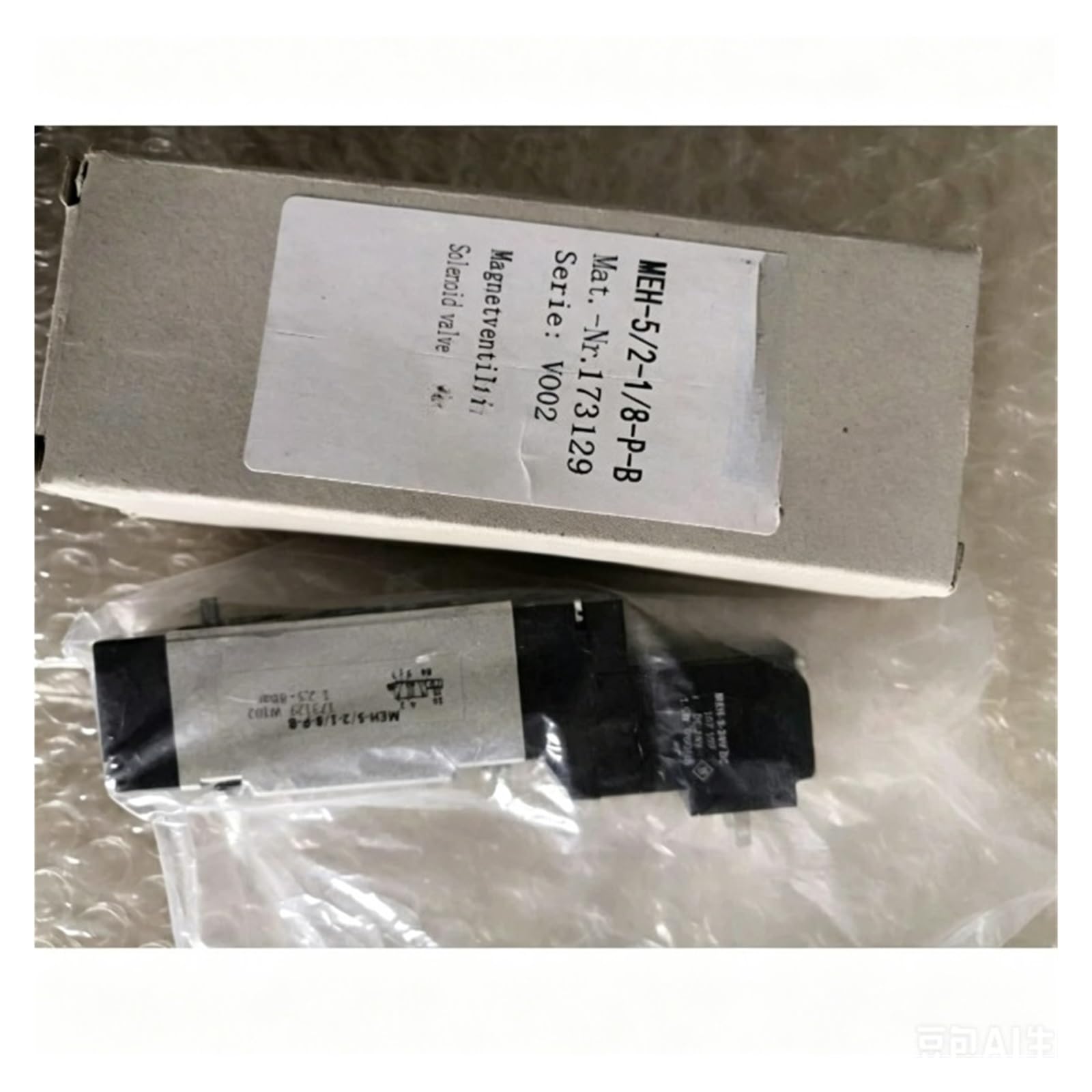 CJKXPZMH 1pcs MEH-3/2-5/2-1/8-PB Solenoid Valve 173129 173126(173126)