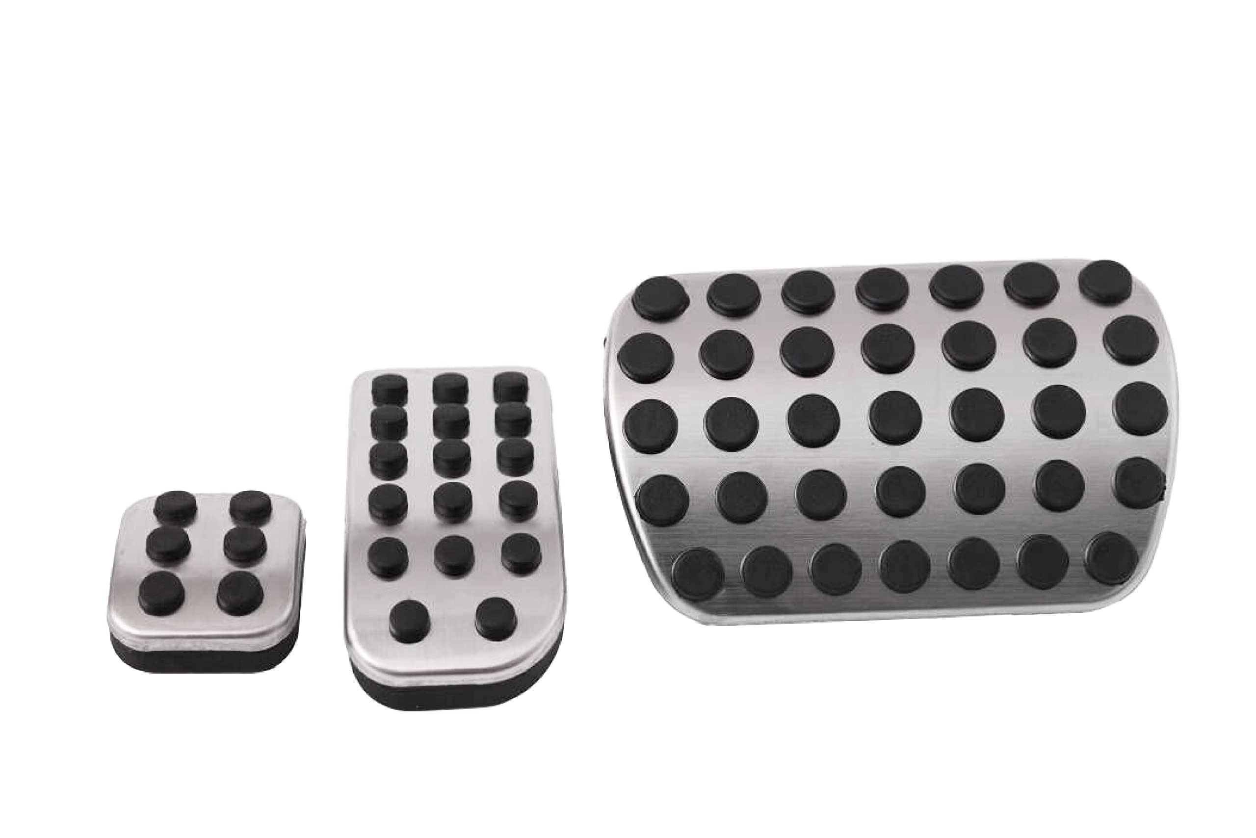 Lot de 3 accessoires pour pédale en acier inoxydable pour Vito Viano V-Class Valente Metris W639/W447