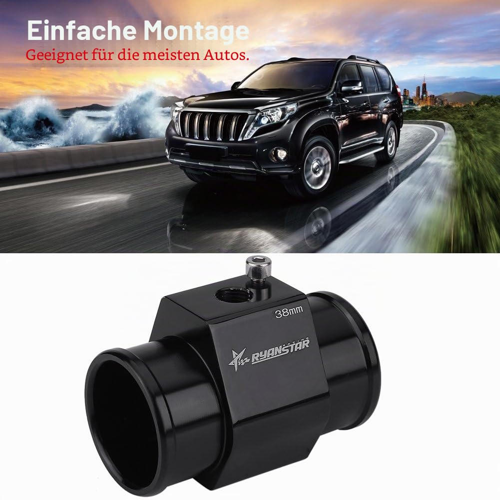 Qiilu Fühler für Wassertemperatur, Schlauch, Heizkörper, Rohr, Sensor, Adapter (38 mm)