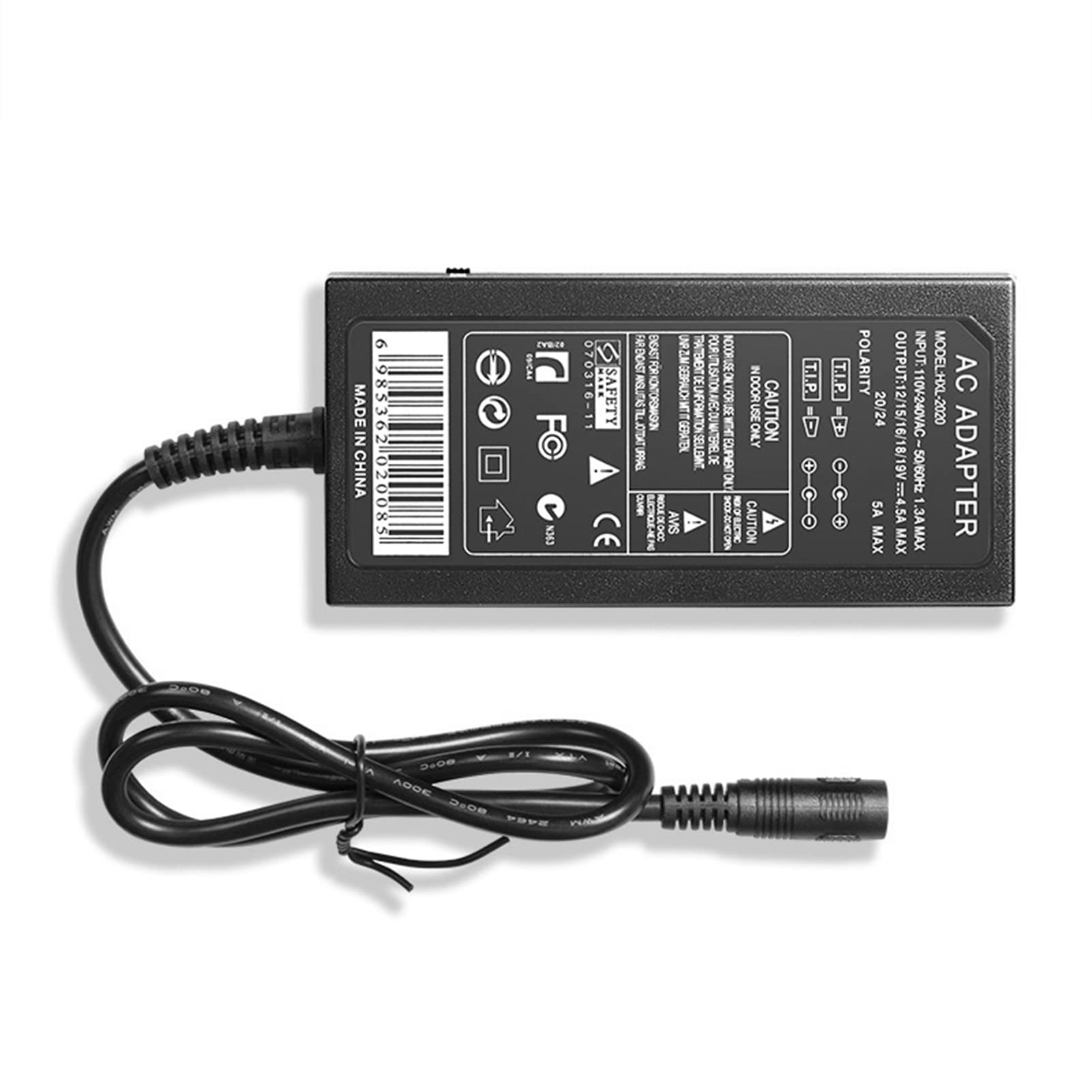 Alimentatore Universale Per Notebook 96W Con Uscita 12-24V E Connettori 8/12 Pin, Cavo EU