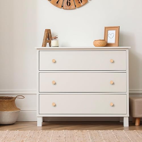 Miniatura 7 de Paquete de 15 pomos de madera  Perillas de madera para armarios de 1.4 pulgadas, pomos redondos de madera para armarios y cajones, tiradores de