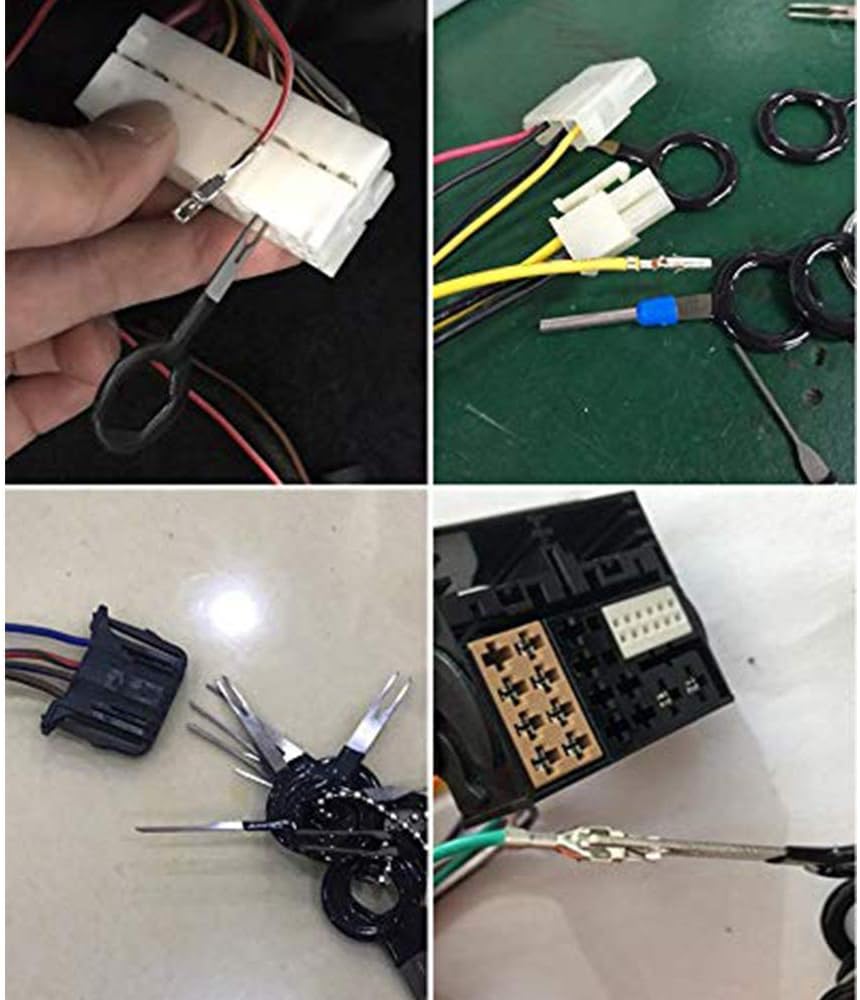 Amazon Co Jp コネクターピン抜き 端子除去ツール カプラー コネクター 配線 端子 外し 抜き 26種類 工具 カーターミナル取り外しキーツール配線コネクタエクストラクタプーラーリリースピン 26点セット 車 バイク