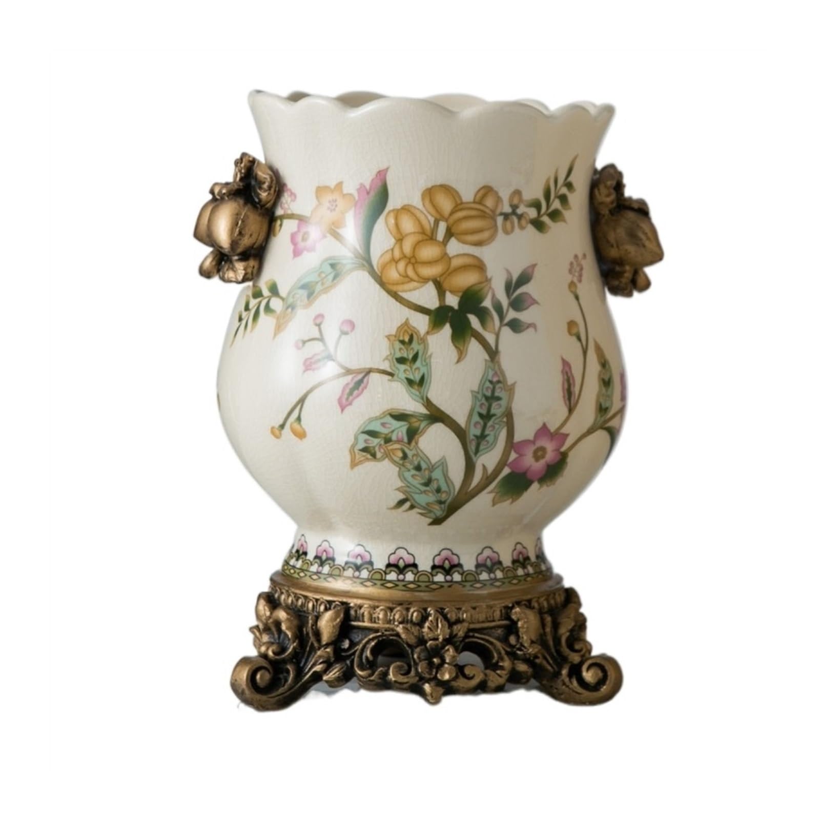 Bzgpmfud E Vas Desktop Flower New Chines Styl Ceramic S Creativ Decorations Handicrafts(E)