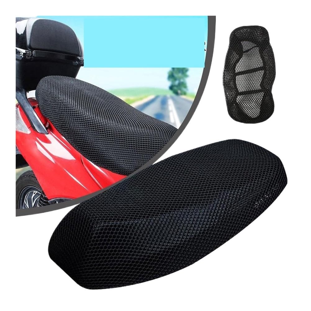 Funda Asiento de Motocicleta Almohadilla Antideslizante De Malla para Asiento De Coche, Transpirable, Funda De Cojín para Motocicleta, Funda Protectora para Asiento De Motocicleta