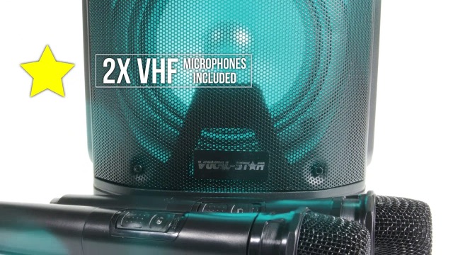 Enceinte Bluetooth Portable Vocal Star - Noir - Compacte Et Pratique Pour La Musique Nomade