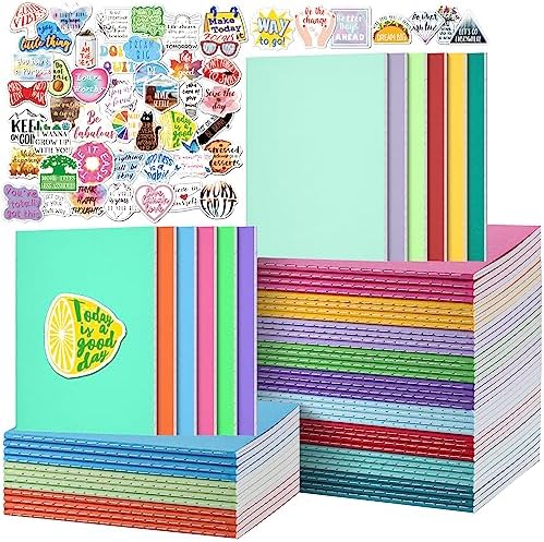 Amazon.com : Small Notebook, 60 Pack Journals with 60 Motivational ...
