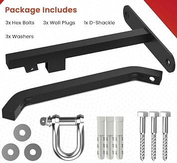 Heavy Bag Stand, Heavy Bag Mount Wall, Heavy Duty Punching Bag Hanger Bracket for Boxing, MMA Home Garage Workout Gym Cardio Fitness