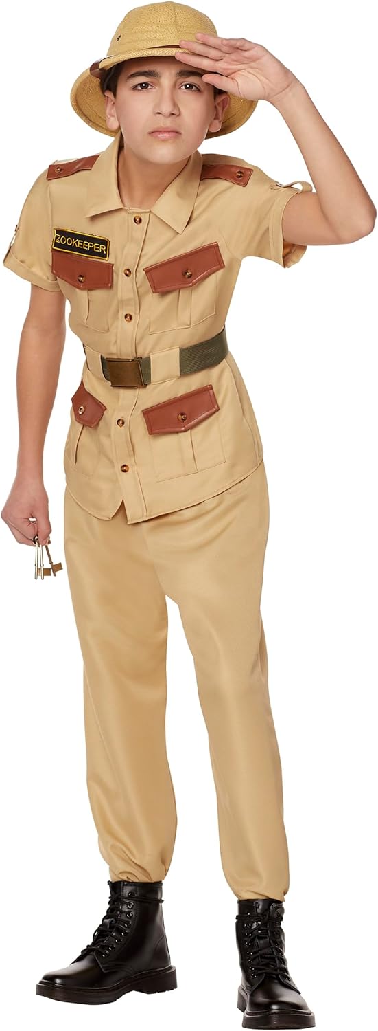 Spirit Halloween Kids Zookeeper Costume | Complete with Accessories | Perfect for Animal-Lovers