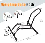 Bike Stand Floor Bike Rack Garage Bicycle Stands for Storage Indoor/Outdoor, Front and Rear Wheel Parking Rack Stand Perfect for 16"-29" Kid's Bikes/Mountain Bike/Road Bike