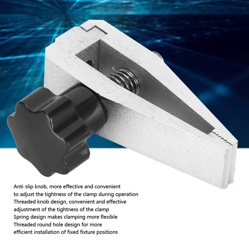 Fixation Pinces de Jauge Push-pull Acier Inoxydable 500N pour Testeur de Traction Dynamomètre