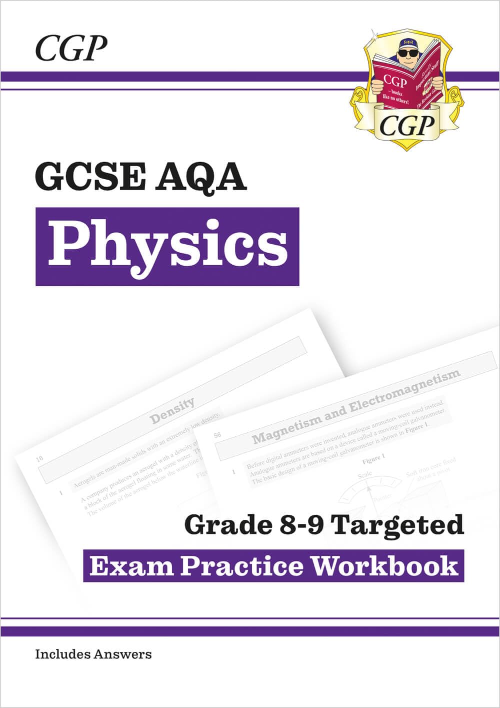 GCSE Physics AQA Grade 8-9 Targeted Exam Practice Workbook (includes answers): for the 2026 and 2027 exams (CGP AQA GCSE Physics) Paperback – 26 May 2021