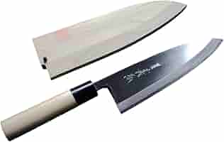 白ニ鋼　相出刃包丁　240㎜ 8寸 240mm 柳刃包丁 白二鋼 本霞