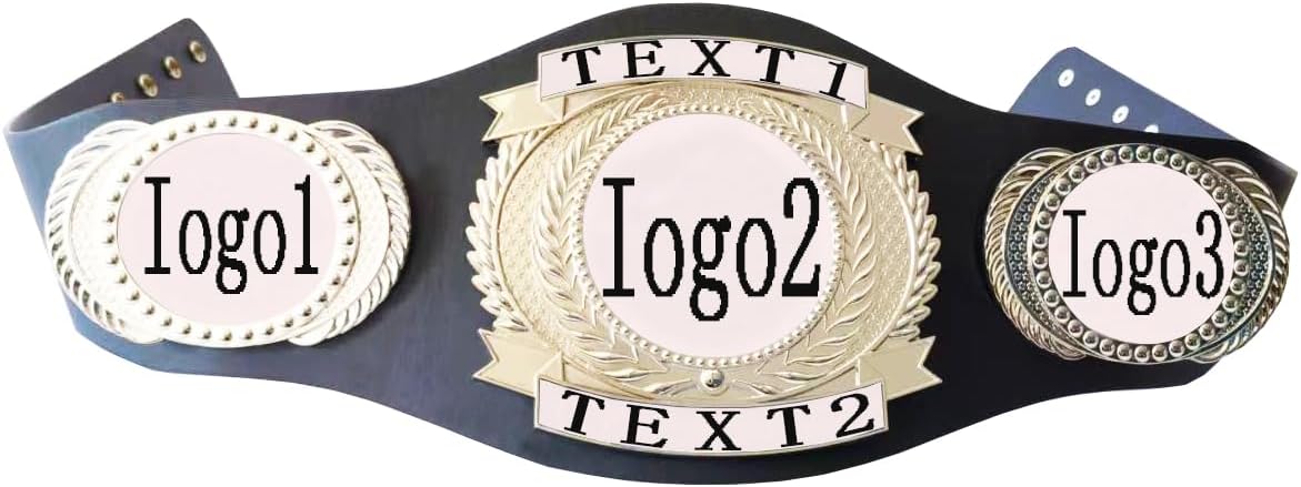 Championship Belt Customizable Wrestling Belt Fully Personalized For All Sports - Custom Wrestling Championship Fantasy Football Belt