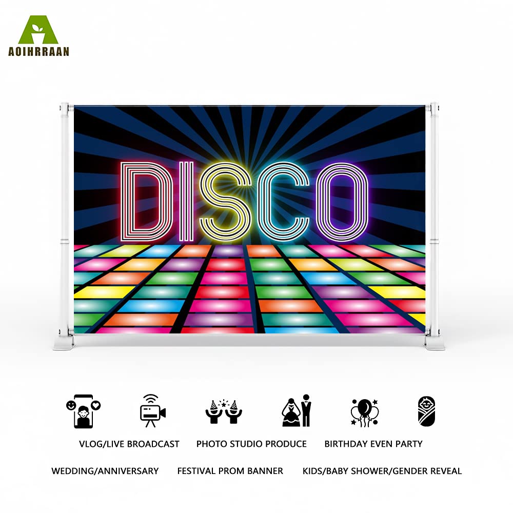 HSDSH 35 Pezzi Anni 70 Party Decorazioni Festa, Palla da Discoteca Decorazioni Soffitto Feste a Tema Colorati, Anni '70 a Soffitto Turbini Pendenti di Lamina per Disco Febbre Musica Hippie