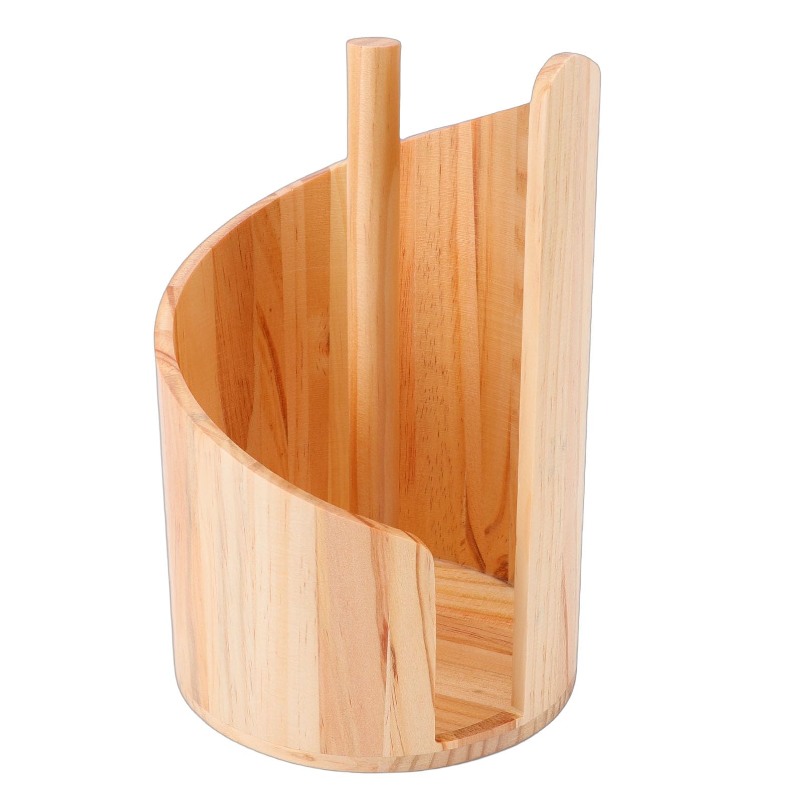 Portarrollos de Papel de Madera, Soporte de Montaña Rústico para Cocina (Tipo 1)