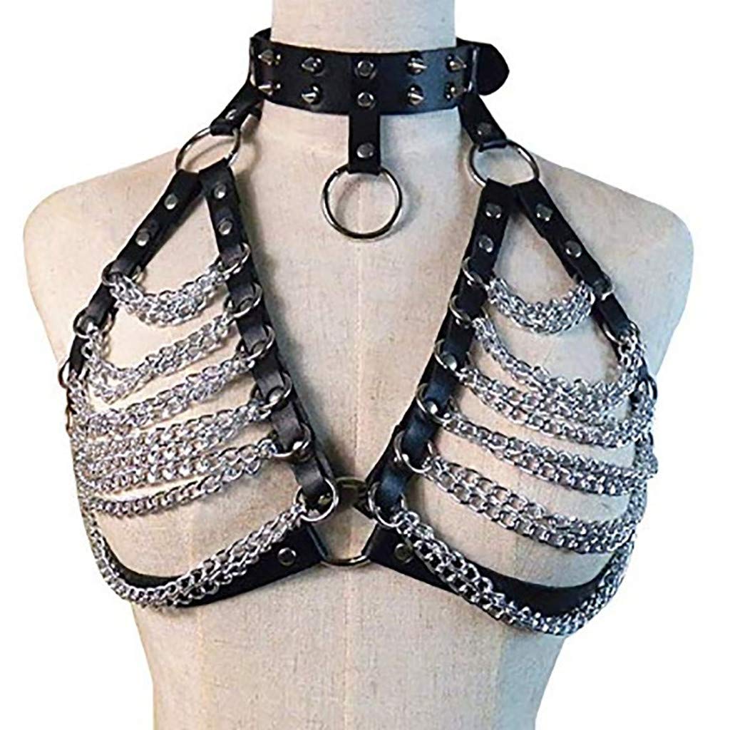 2026 Soutien-gorge pour femme Lingerie Cage Bondage Sexy Cou Gothique Body