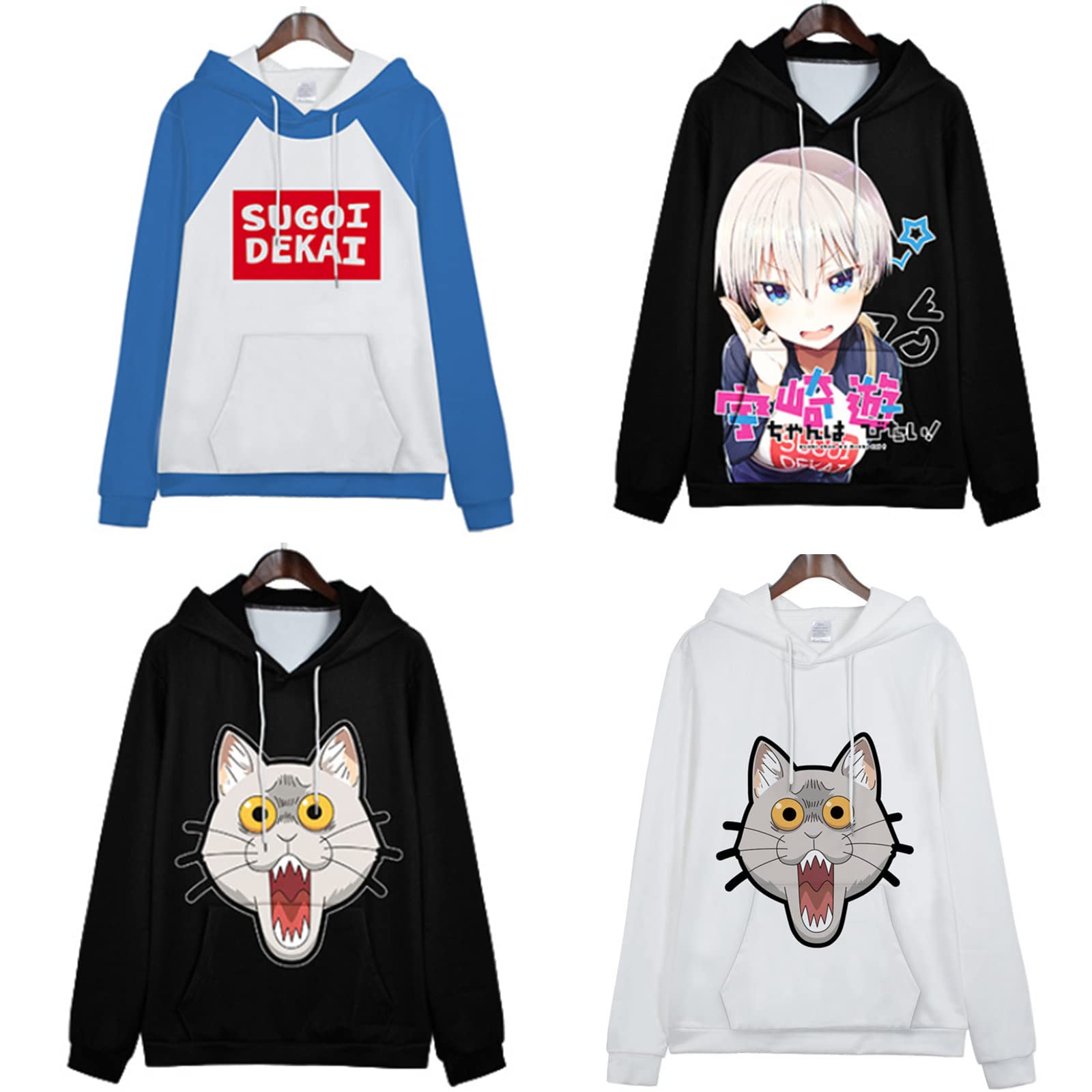 【新品未使用】宇崎ちゃんは遊びたい！ C98 コミケ 2020 パーカー グッズ Amazon.co.jp: 宇崎ちゃんは遊びたい コスプレ 宇崎花 パーカー フード