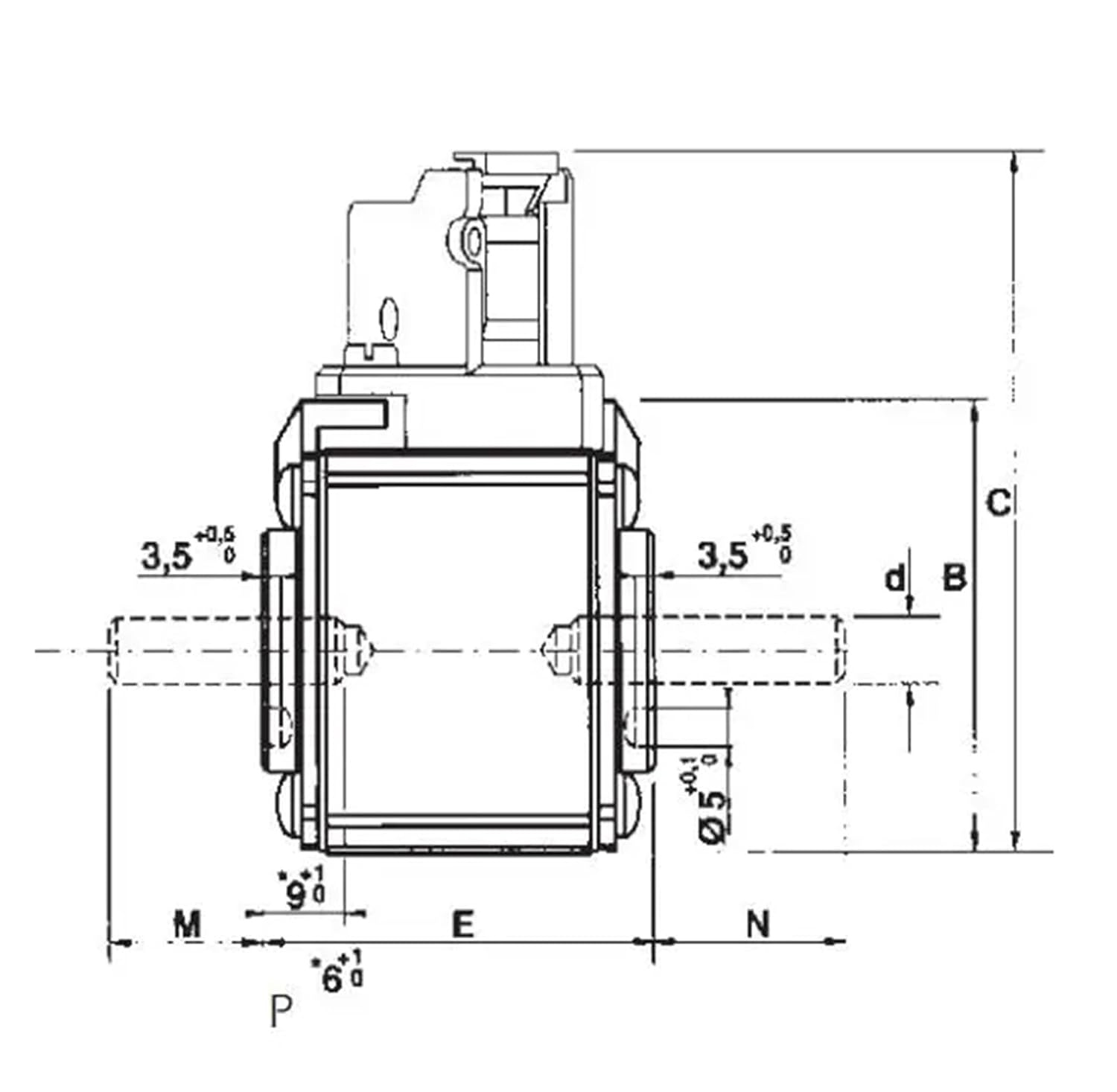 PC33UD69V1250TF high Power Electronic Parts Ceramic Fuses Thermal Fuse Types
