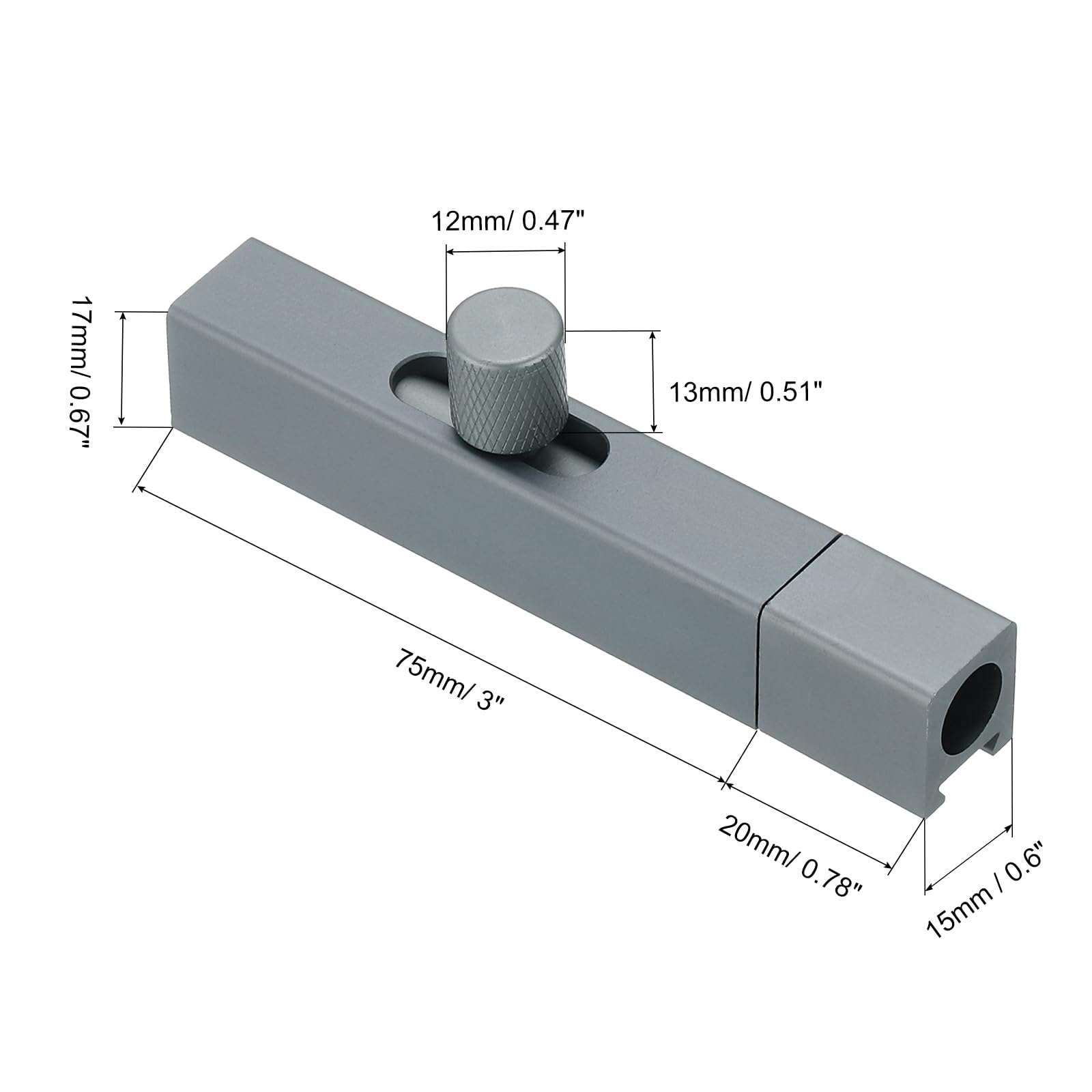 PATIKIL Gear Handle French Door Lock - Image 2