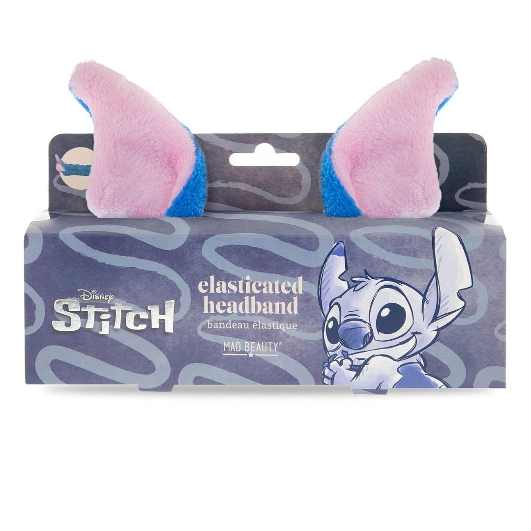 Stitch Make up Spa Headband Disney, Stitch Denim - Image 2