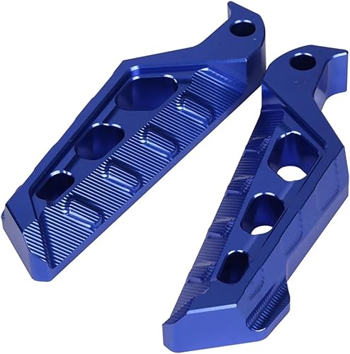 Motorcycle Rear Passenger Footrest Foot Rest Pegs Pedals Compatible With XMAX300 XMAX250 XMAX125 XMAX 300 X-MAX 250 125 400 (Color Blue)