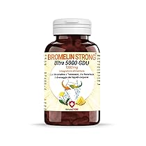 Bromelina 5000 GDU, g con Tarassaco – 120 Compresse da 1000mg – ImmunoSTRONG