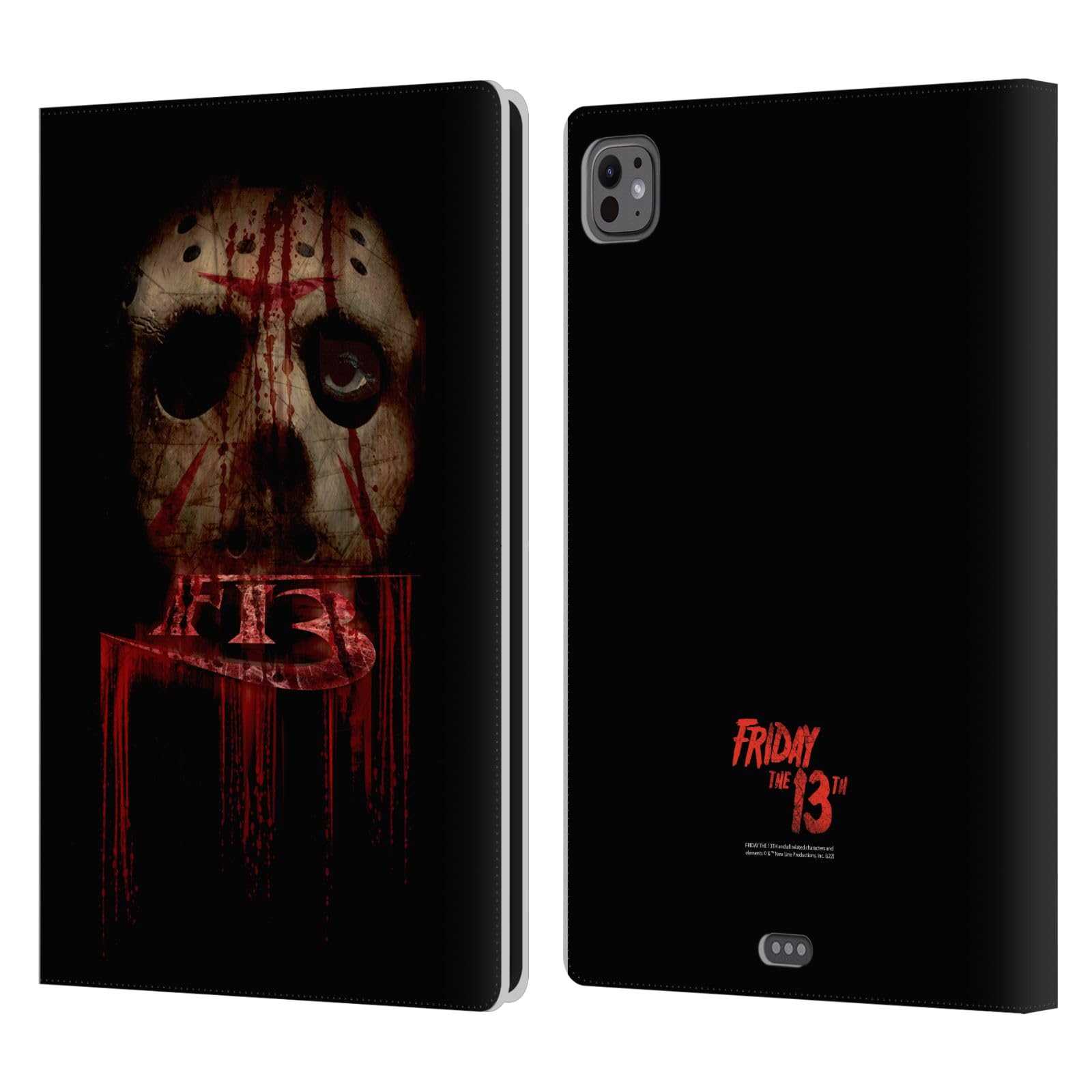 Étui portefeuille iPad Pro 11 2024 graphismes officiels Friday The 13th - 7