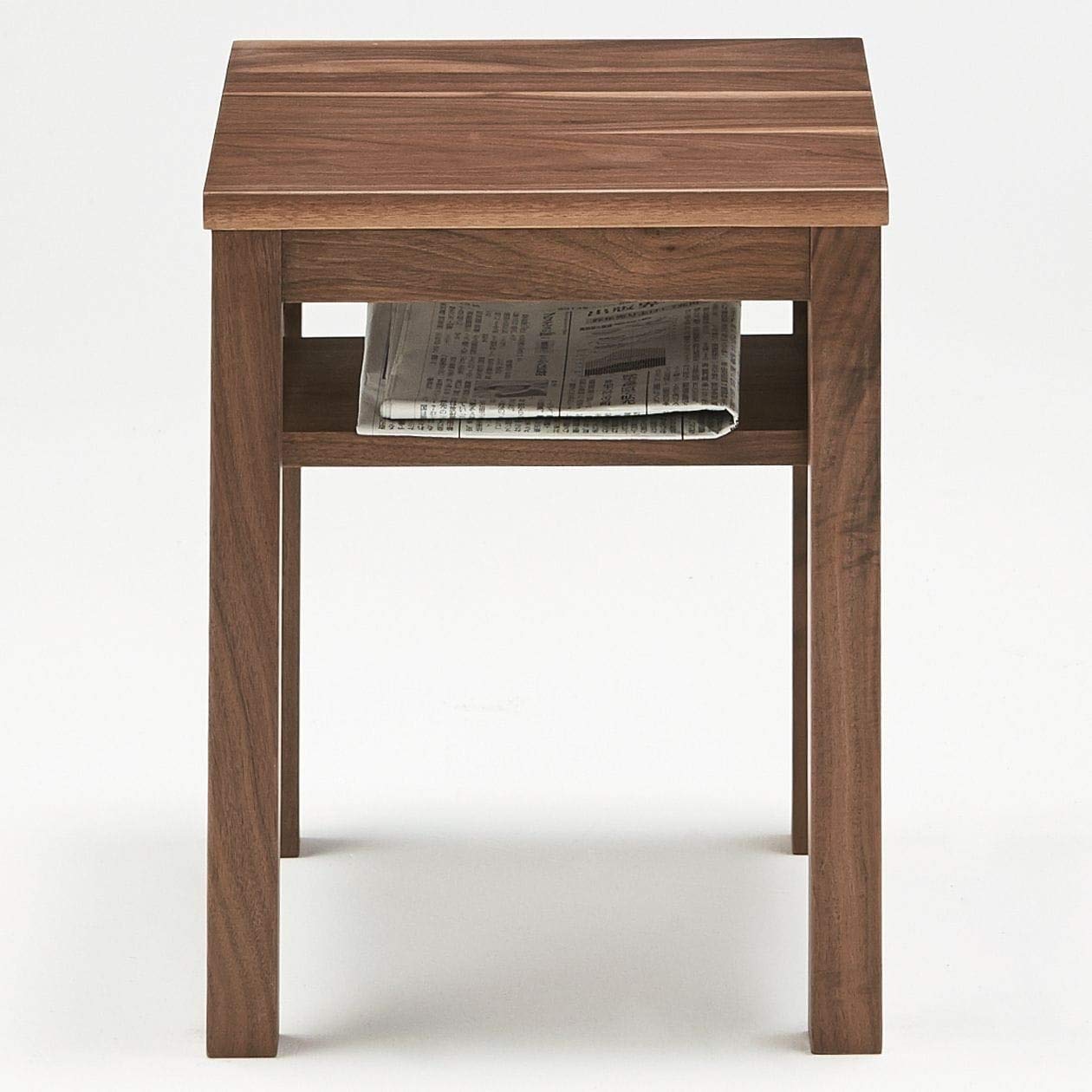 Amazon｜無印良品 木製サイドテーブルベンチ/板座/ウォールナット材 幅 