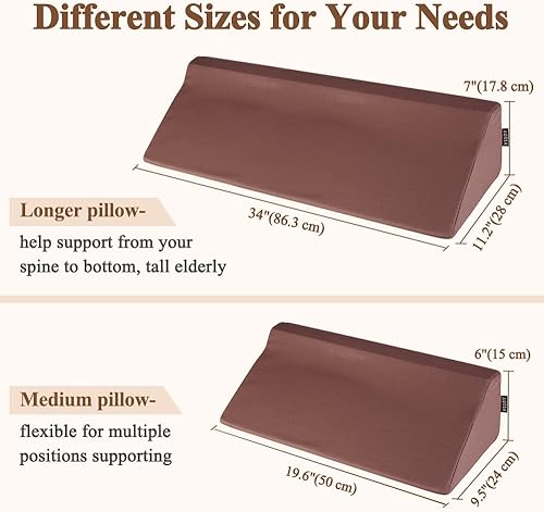 Miniatura 2 de Almohadas de cuña para después de la cirugía, almohada inclinada para úlceras por decúbito de espuma para posicionadores corporales, cojín de úlcera