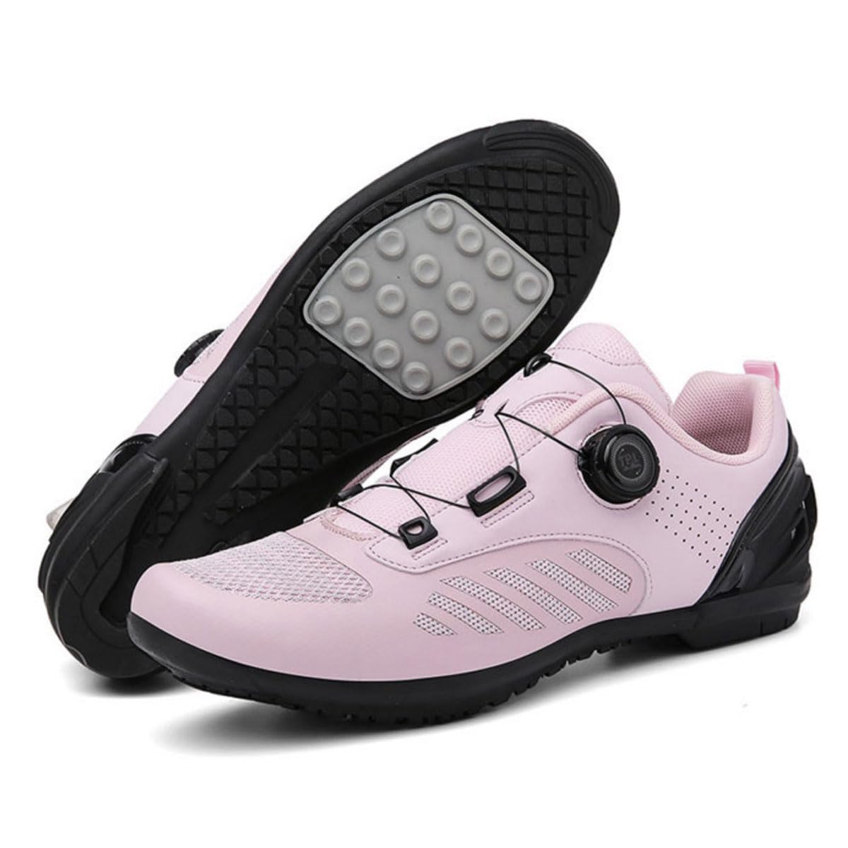 Zapatillas De Ciclismo De Carretera Unisex para Hombres Y Mujeres Zapatillas De Ciclismo De Pedal Plano Zapatillas Ligeras De Ciclismo De Spinning para Interiores Y Exteriores