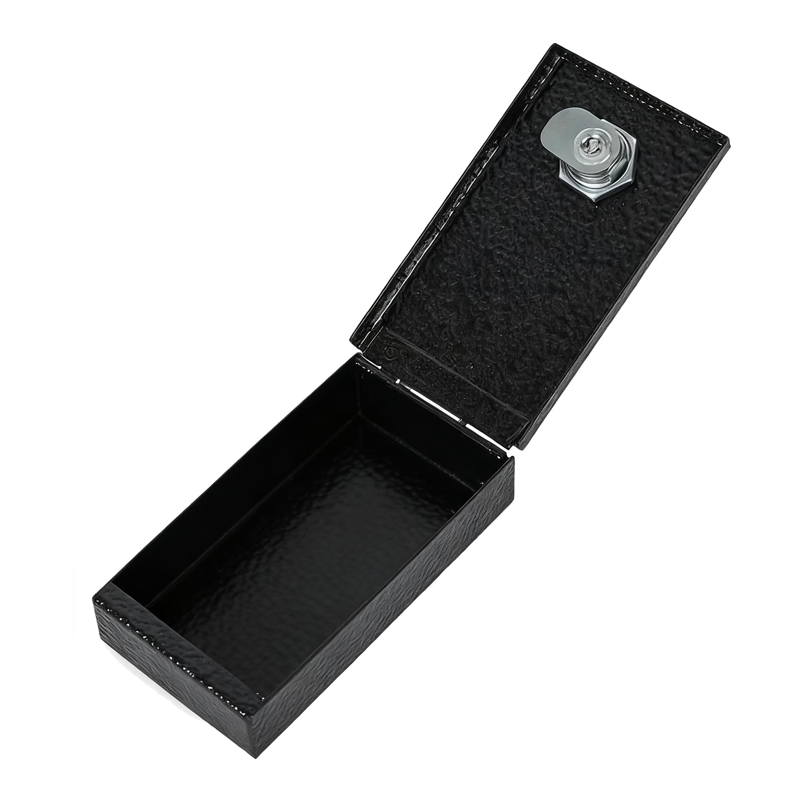 LUCKGONI Portable Security Box for Valuables Metal Construction Pocket Sized Money Organiser Lockable Cash Holder